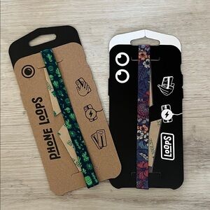 Floral and Green Strap Set